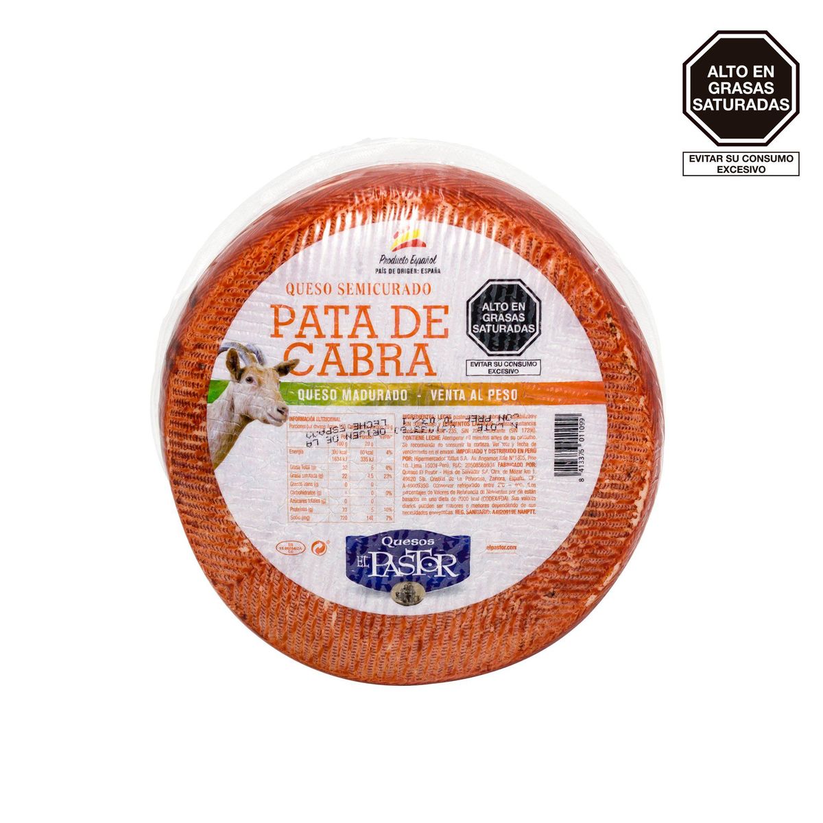 EL PASTOR - Queso de Cabra Semicurado El Pastor x Kg