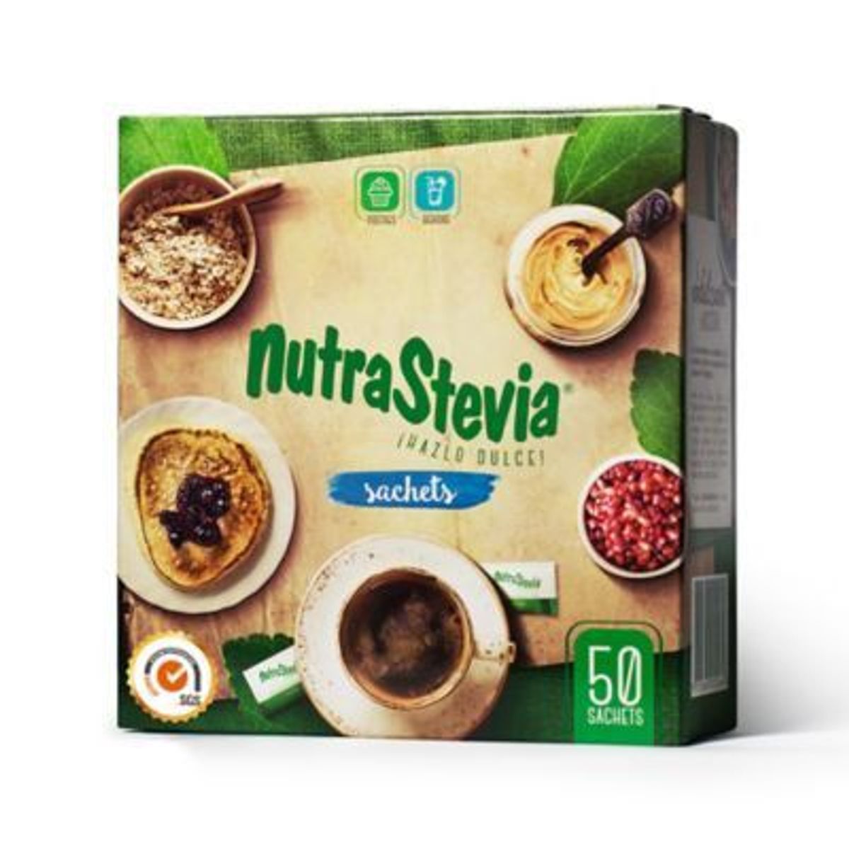 NUTRASTEVIA - Endulzante Nutrastevia Caja 50 Sobres