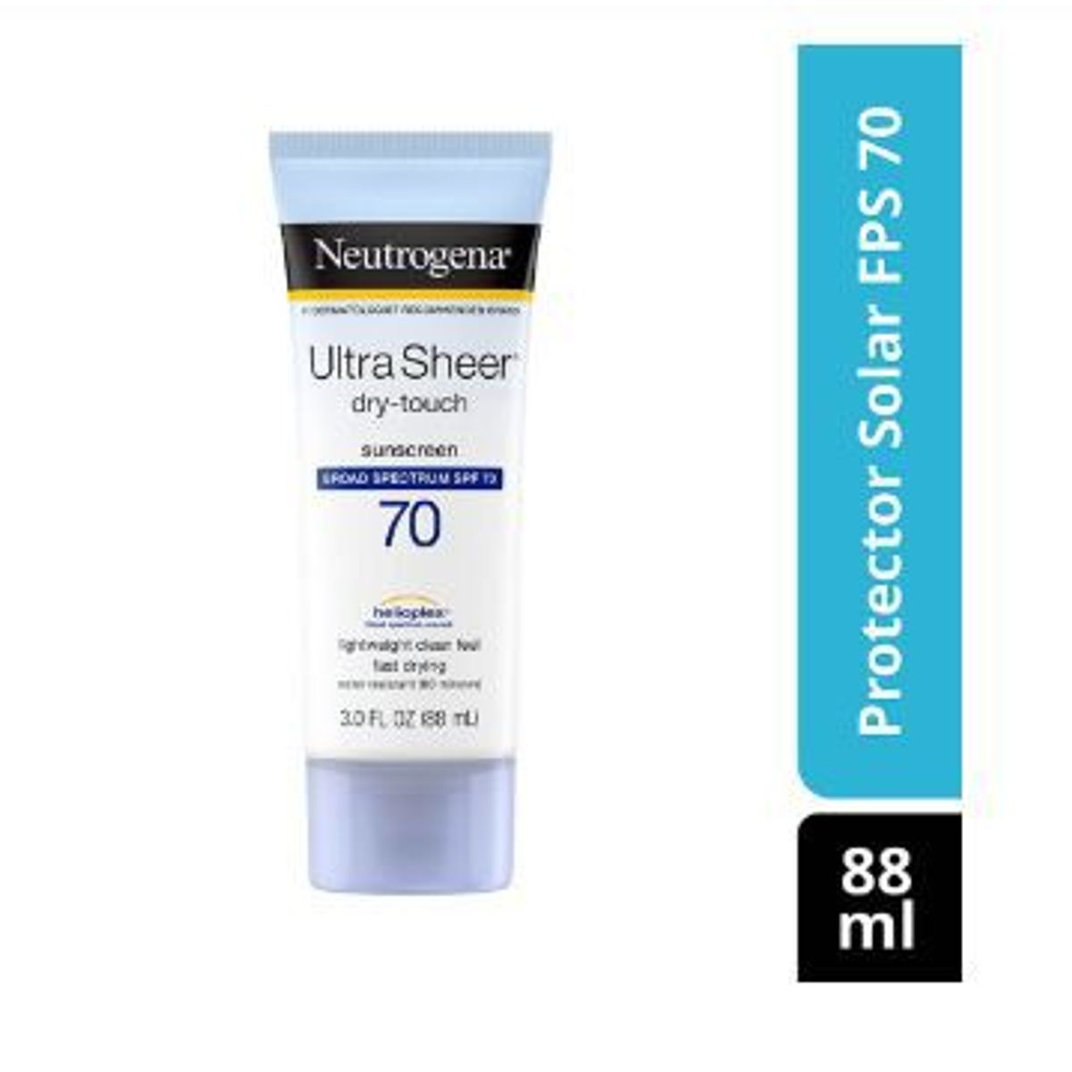 NEUTROGENA - Protector Solar Neutrogena Ultra Sheer SPF70 Envase 88 mL