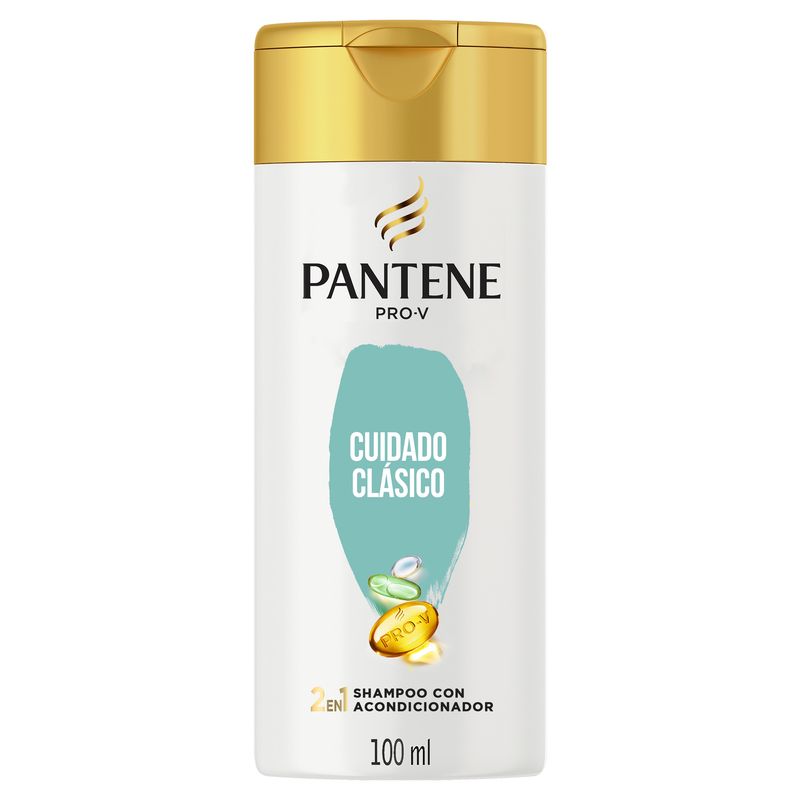 PANTENE - Shampoo Con Acondicionador Pantene Cuidado Clásico Envase 100 mL