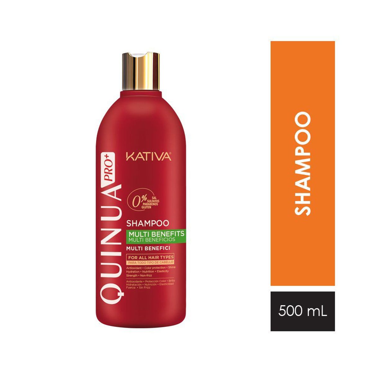 KATIVA - Shampoo Kativa Quinua Pro Envase 500 mL