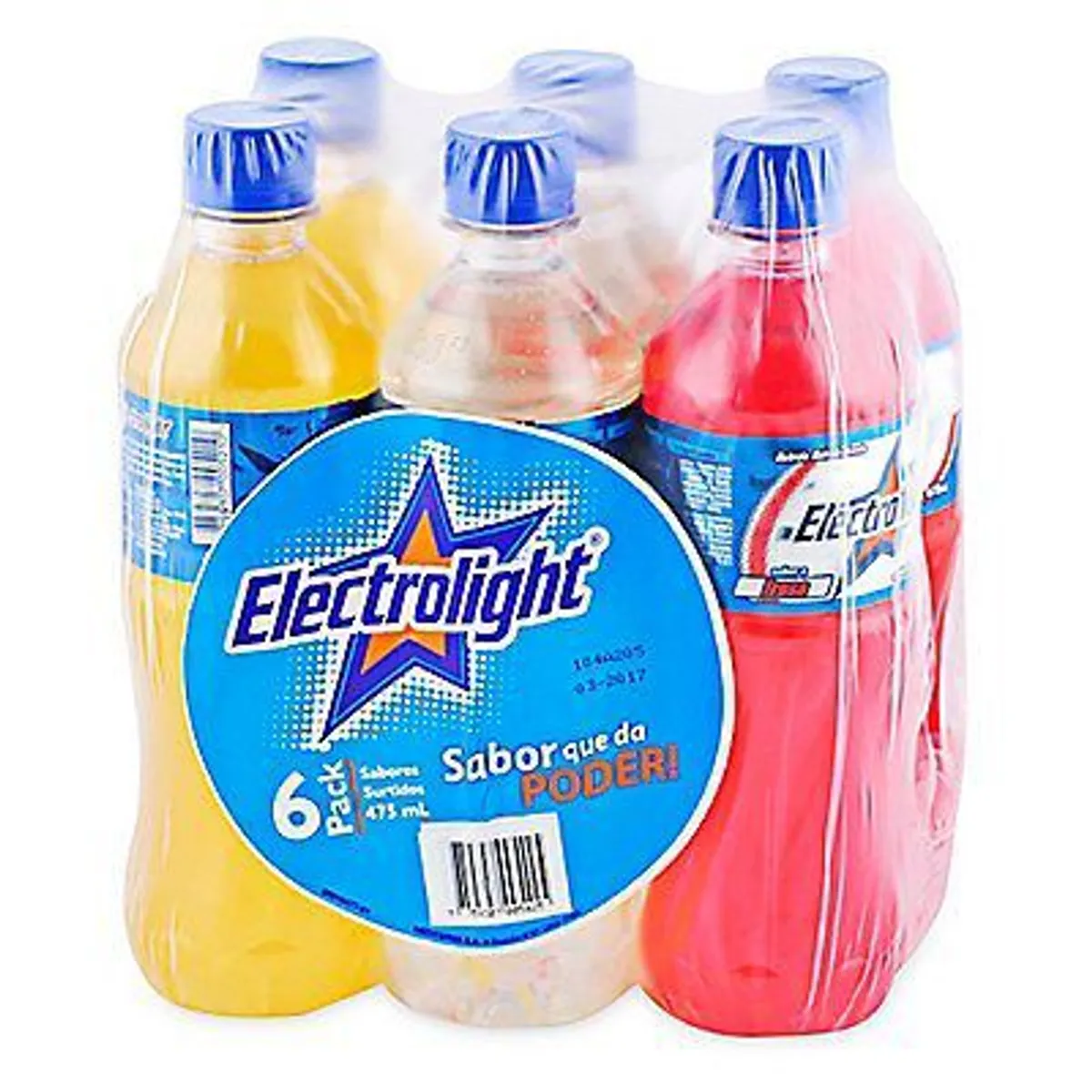 ELECTROLIGHT - Bebida Rehidratante Electrolight Surtido Sixpack Botella 475 mL