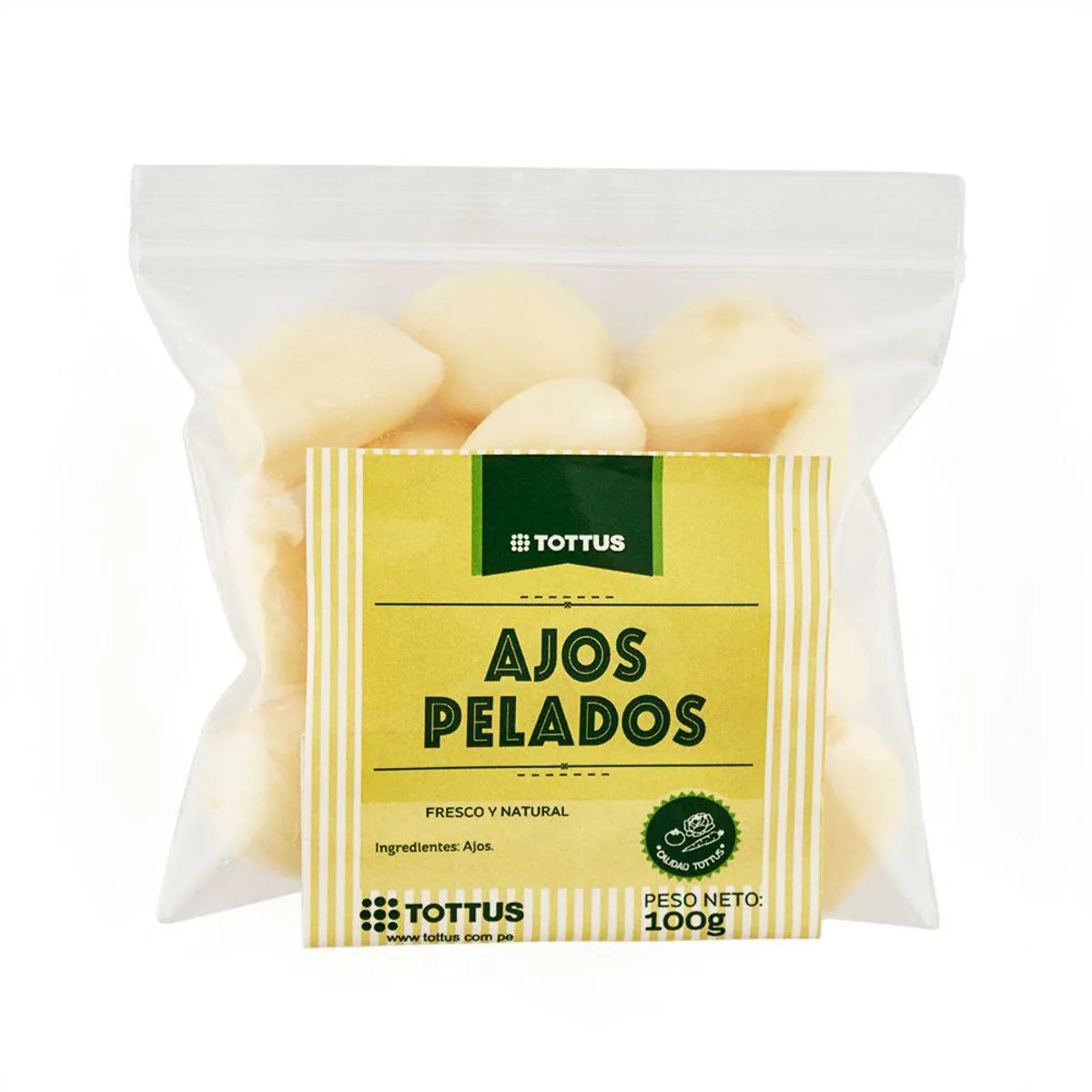 TOTTUS - Ajos Pelados Tottus