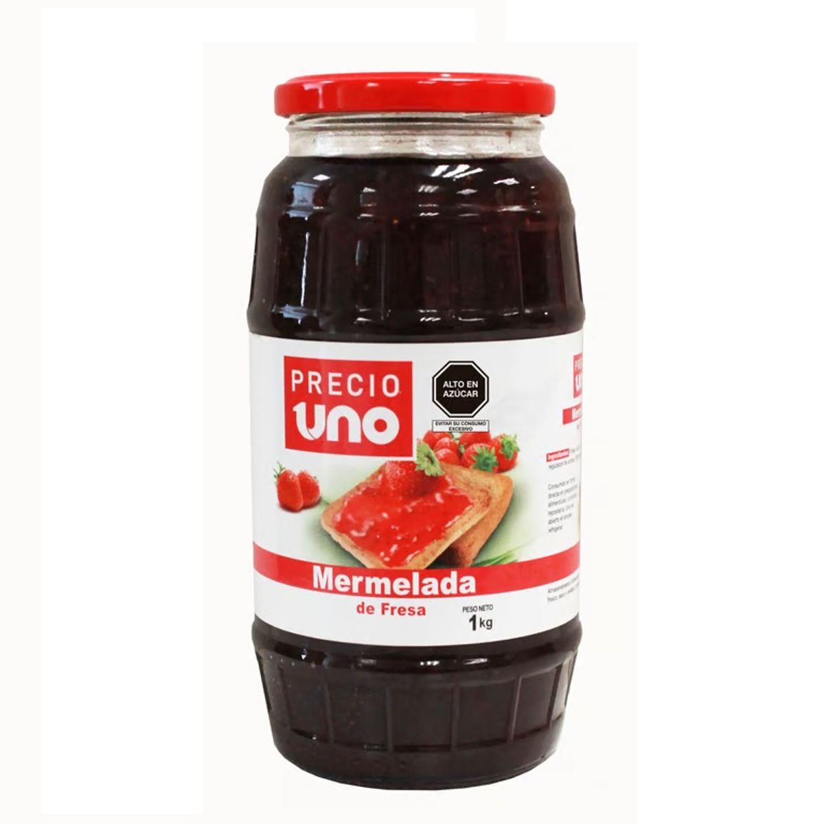 PRECIO UNO - Mermelada de Fresa Precio Uno Envase 1 Kg