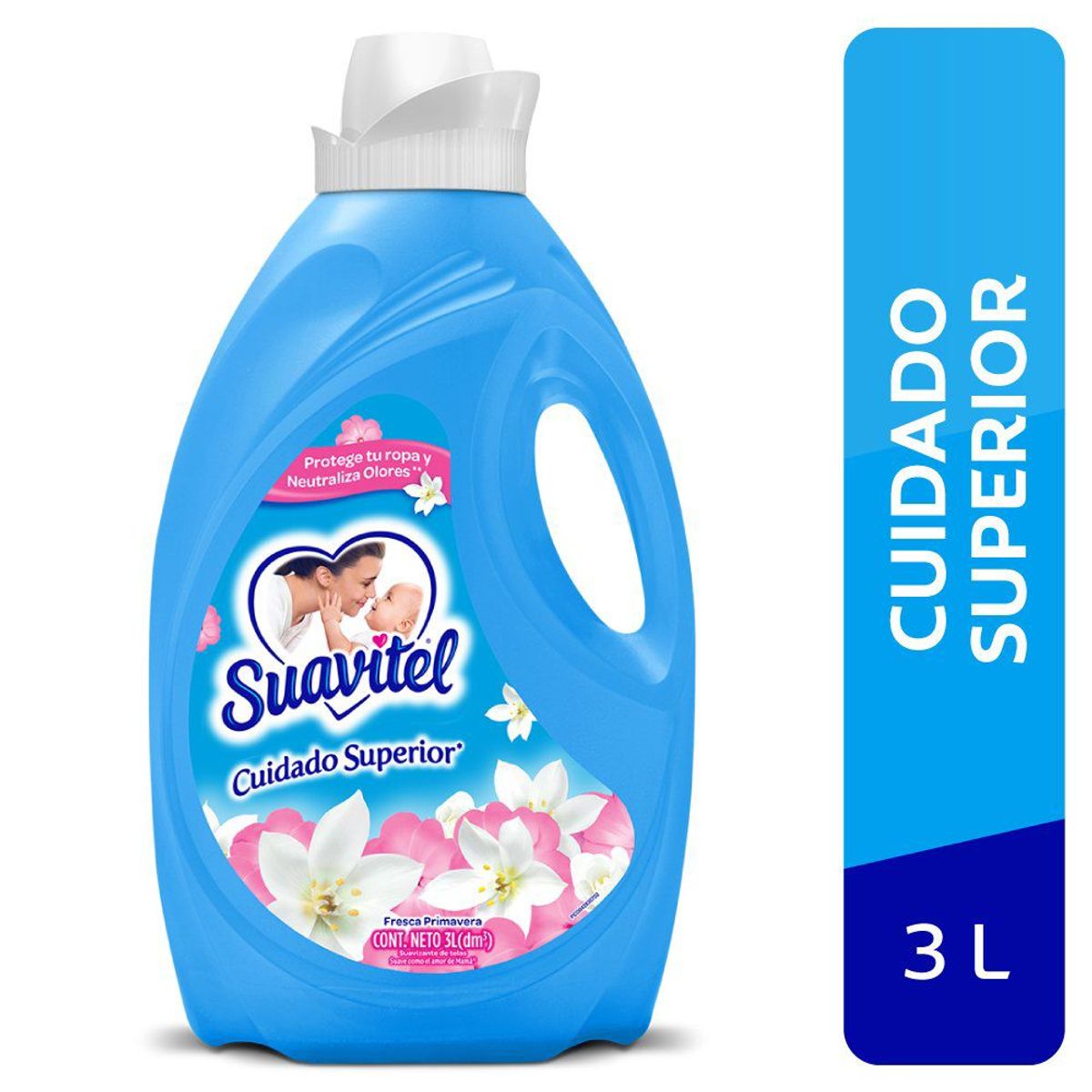 SUAVITEL - Suavizante Suavitel Aroma Rendidora Fresca Primavera Botella 3 L