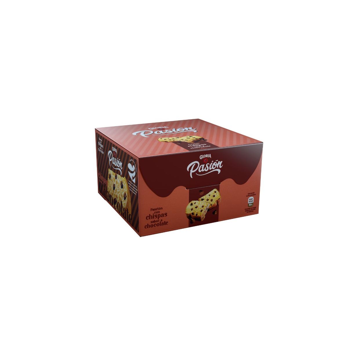 GLORIA - Bizcocho Gloria Pasión con Chispas Chocolate Caja 500 g