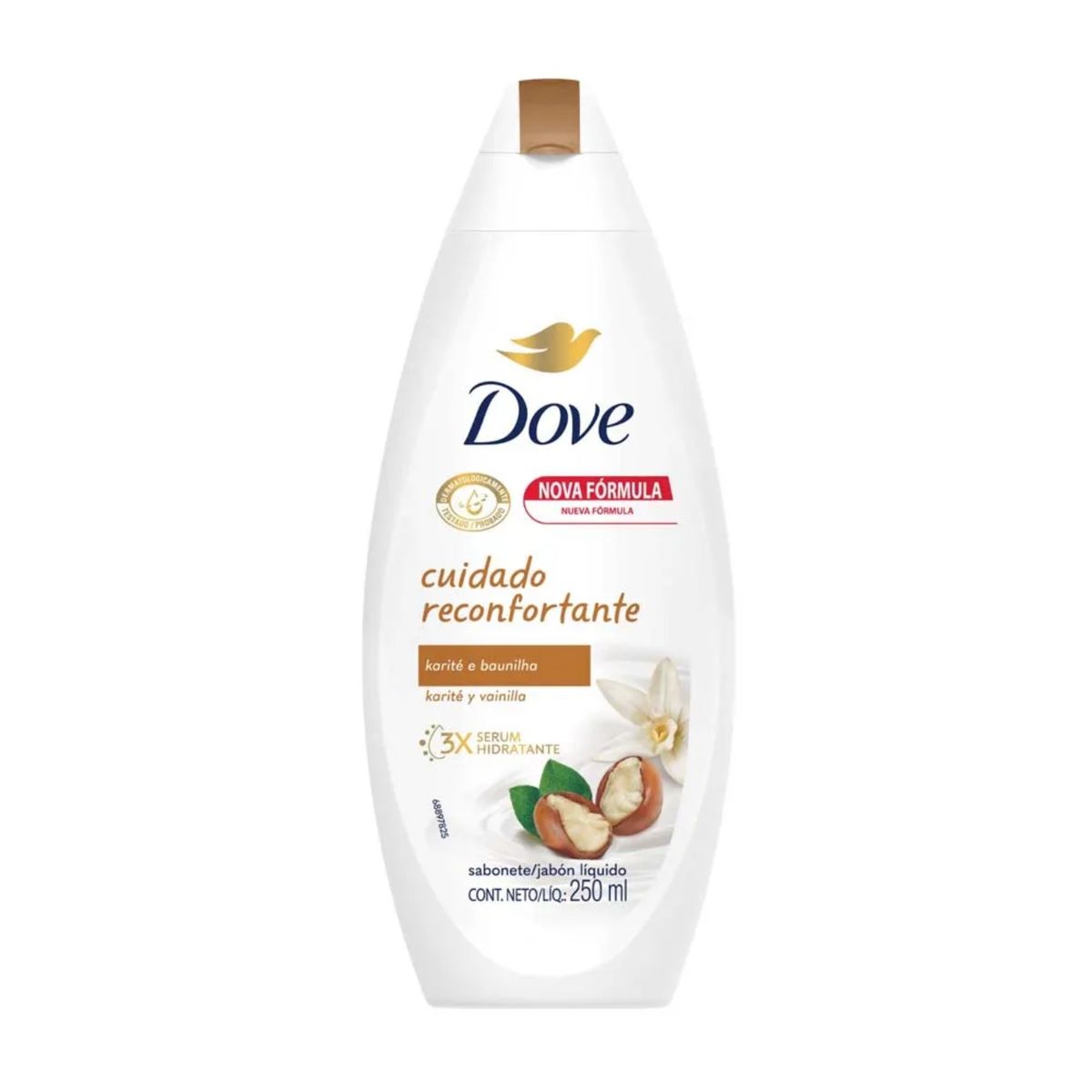 DOVE - Jabón Líquido Dove Karité y Vainilla Envase 250 mL