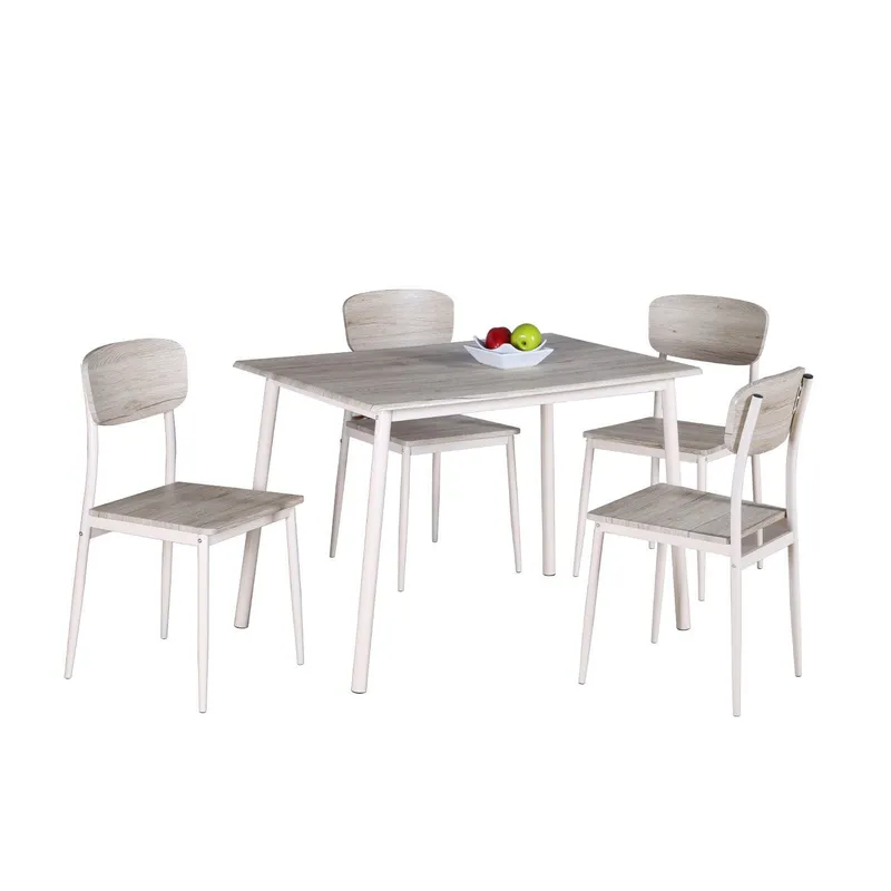 CASA JOVEN - Juego de Comedor Rectangular 4 Sillas D01136