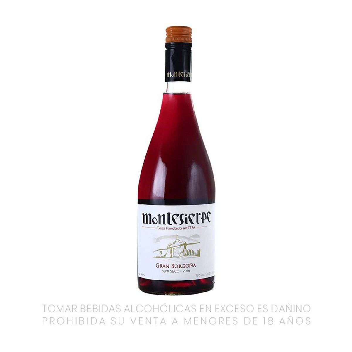 MONTESIERPE - Vino Borgoña Montesierpe Botella 750 mL