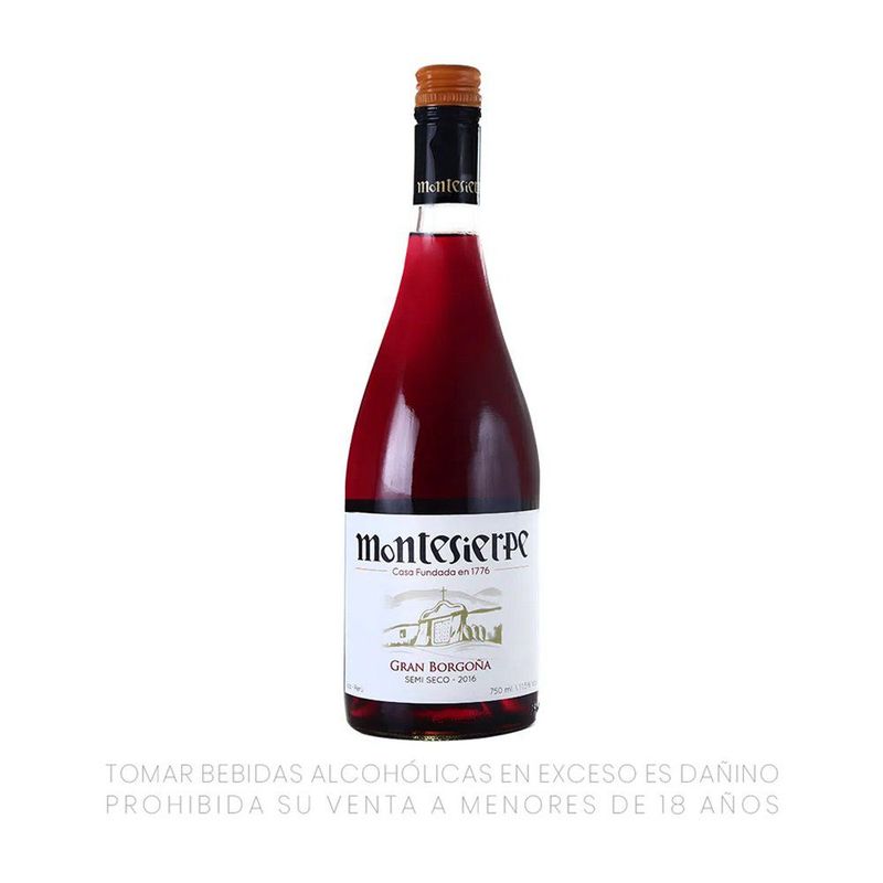 MONTESIERPE - Vino Borgoña Montesierpe Botella 750 mL