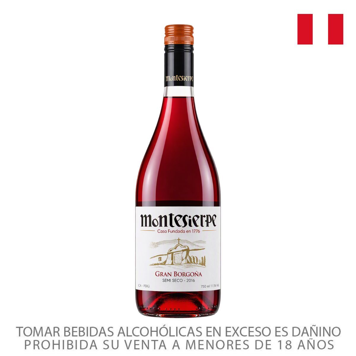 MONTESIERPE - Vino Borgoña Montesierpe Botella 750 mL