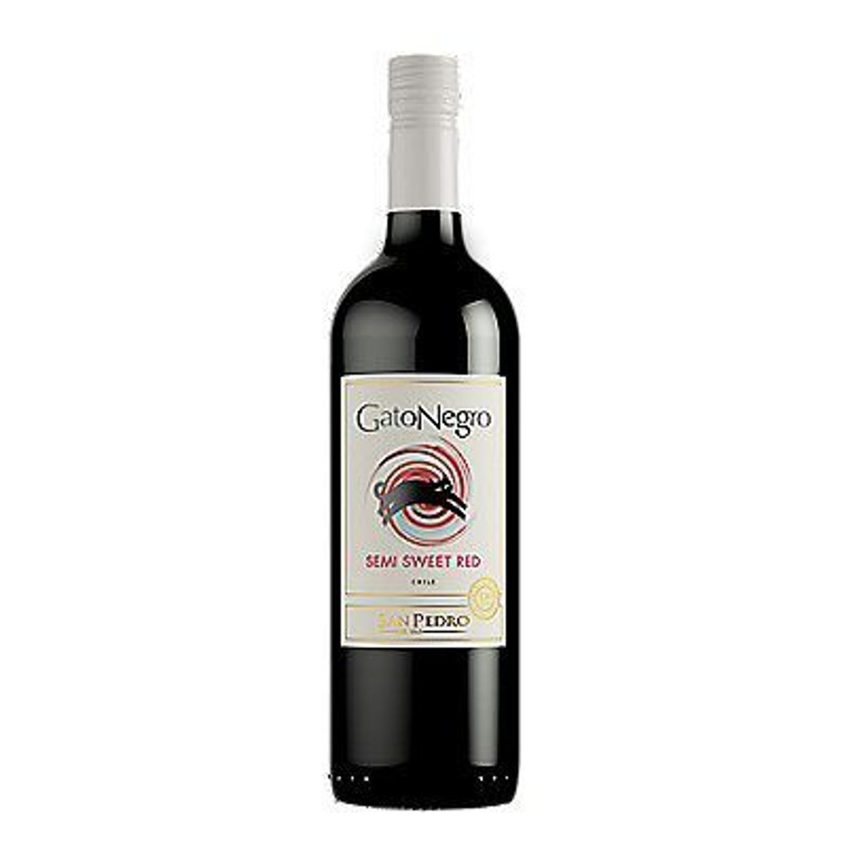GATO NEGRO - Vino Gato Negro Semi Sweet Red Botella 750 mL