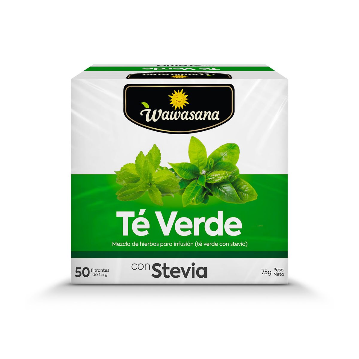 WAWASANA - Infusión Té Verde Wawasana Caja 50 Sobres
