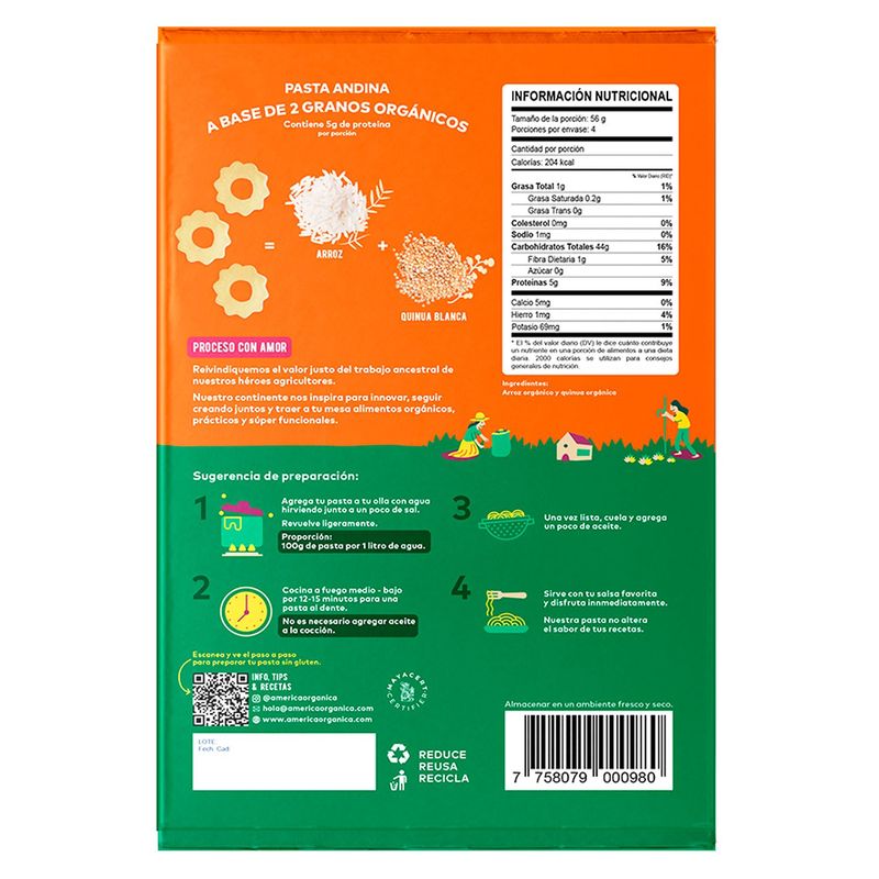AMERICA ORGANICA - Anelli América Orgánica 220g
