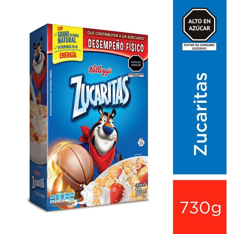 KELLOGGS - Cereal de Maíz Zucaritas Kelloggs 730 g
