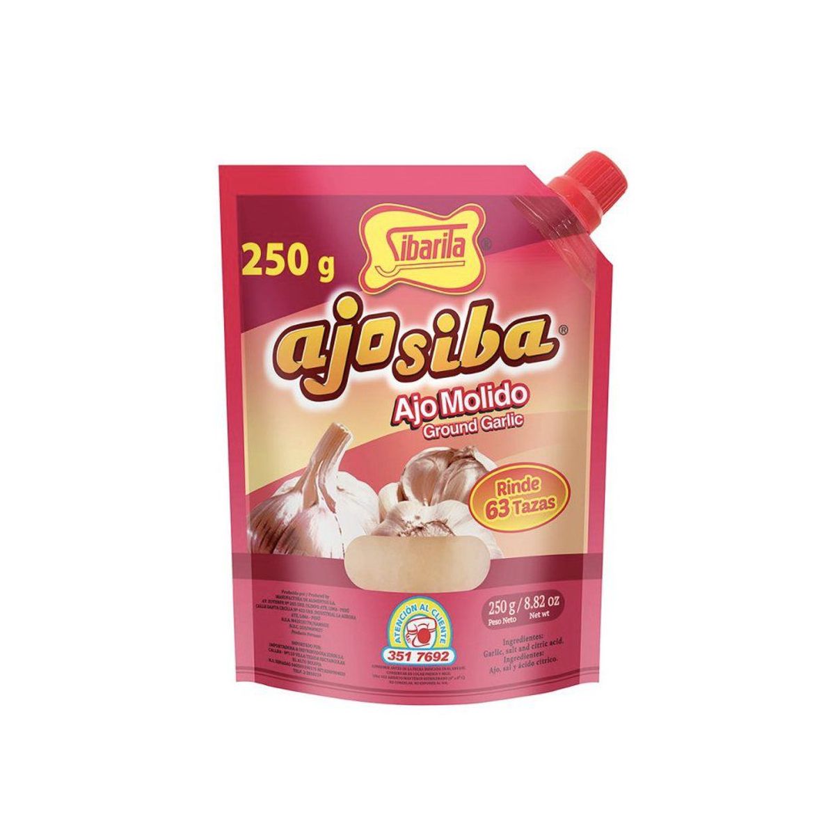 SIBARITA - Ajo en Pasta Siba Sibarita Doypack 250 g