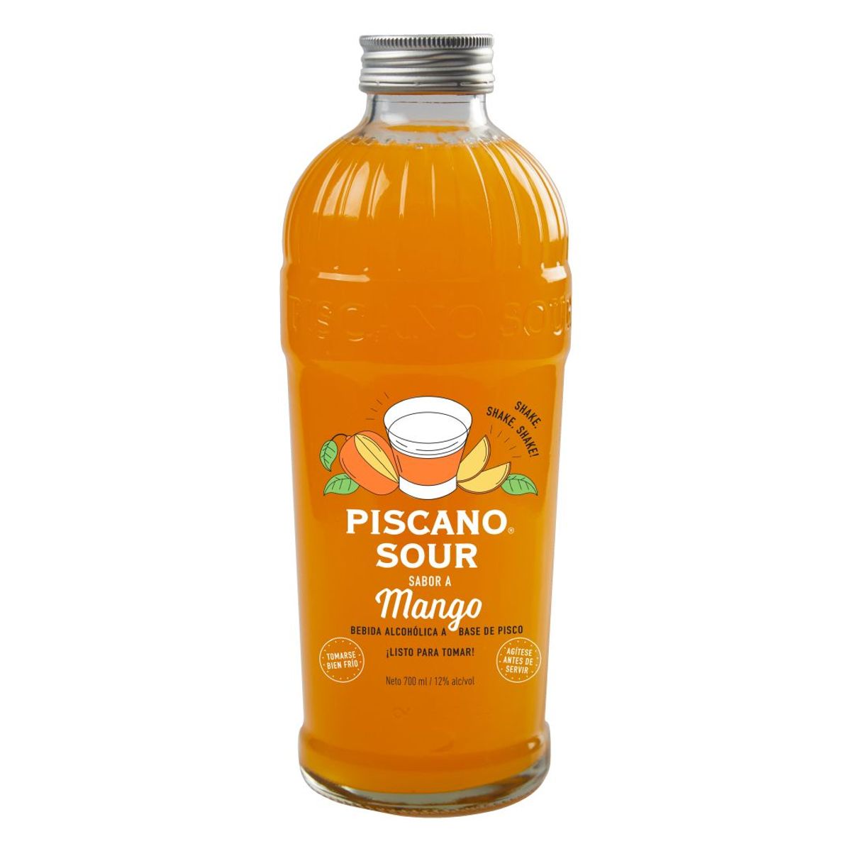 PISCANO - Bebida RTD Piscano Mango Botella 700 mL