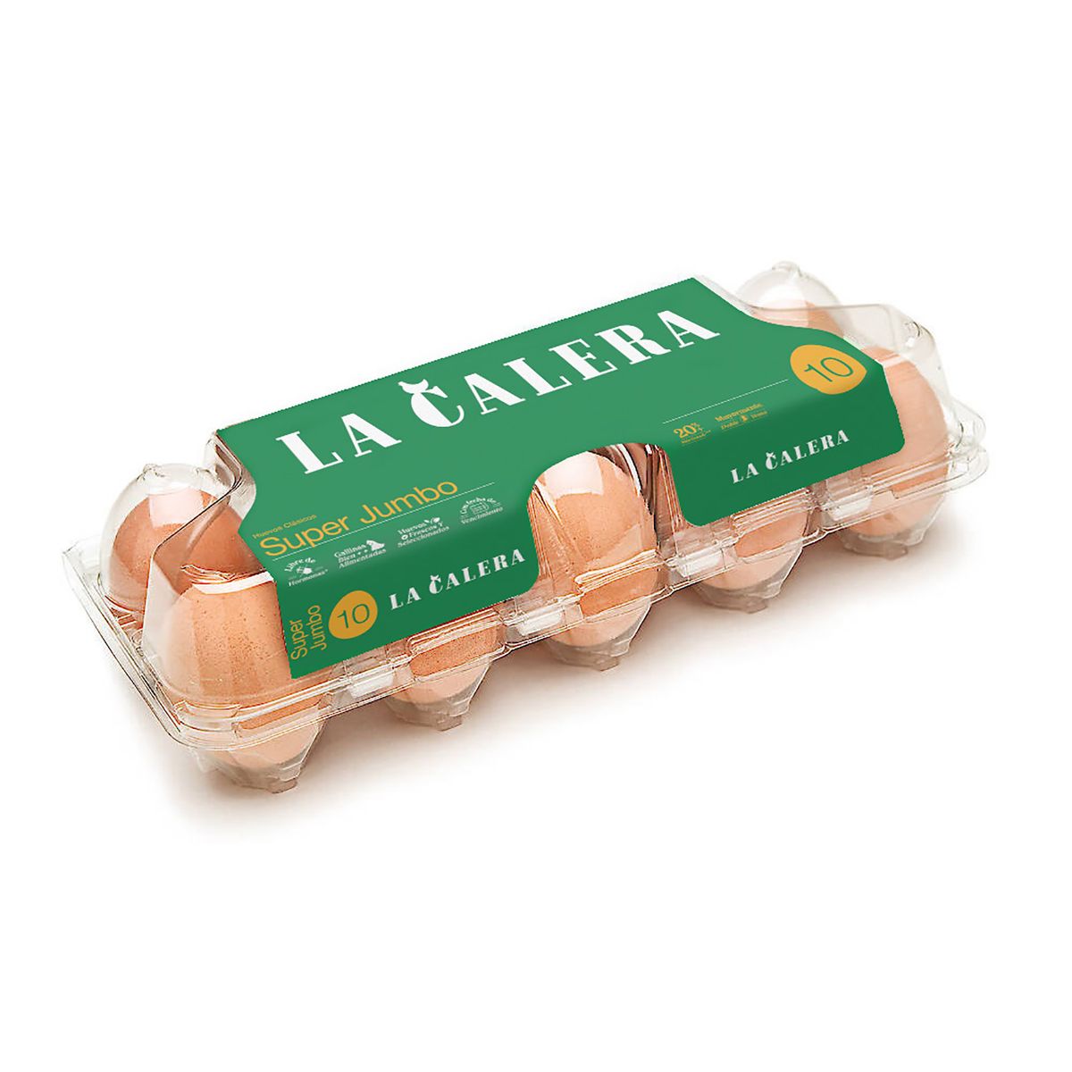 LA CALERA - Huevos Súper Jumbo La Calera Bandeja 10 Und