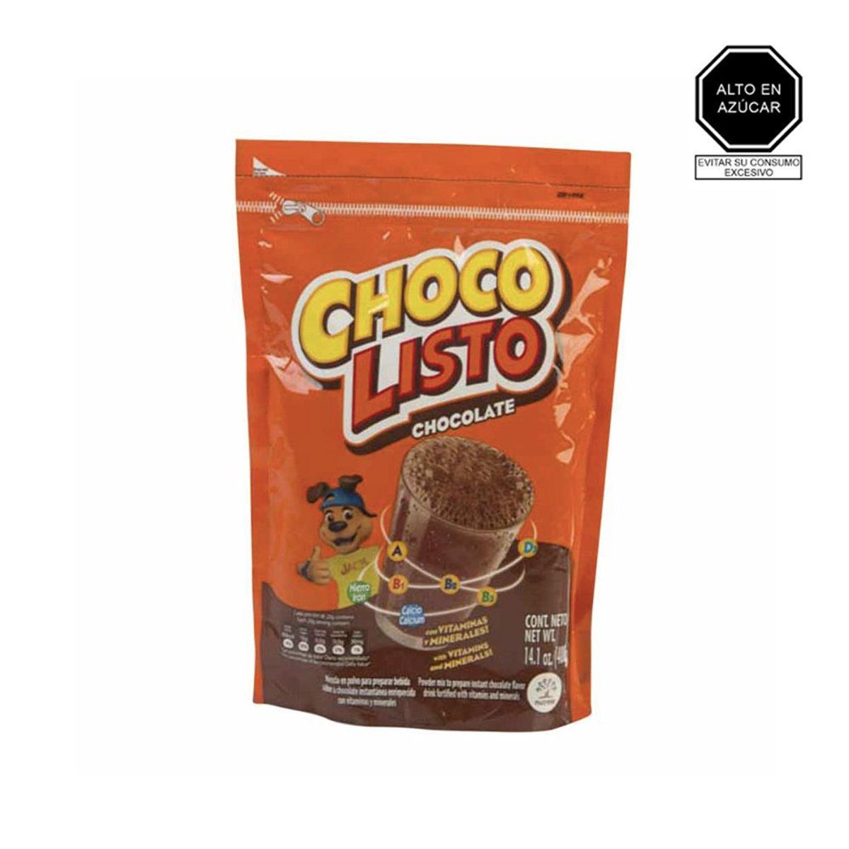 CHOCOLISTO - Bebida en Polvo Chocolisto Chocolate Doypack 400 g