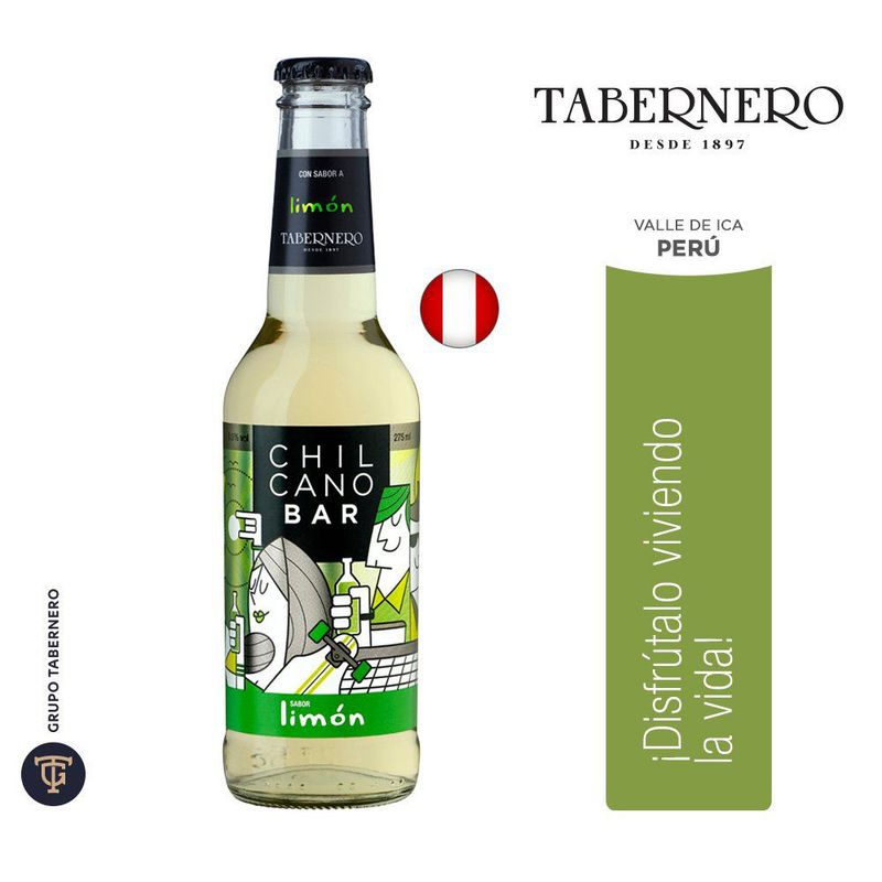 TABERNERO - Chilcano Tabernero Sabor Limón Botella 275 mL