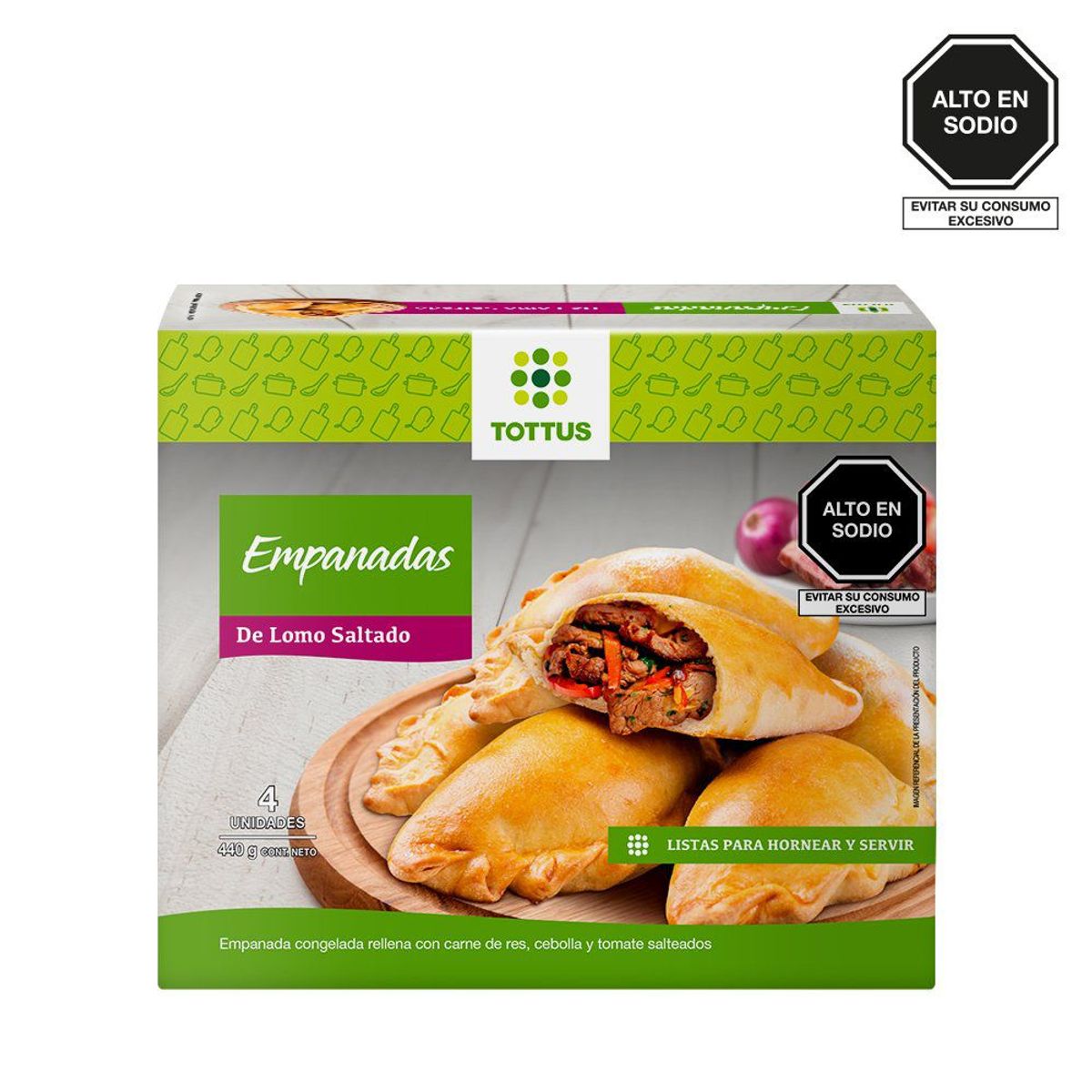 TOTTUS - Empanadas De Lomo Saltado Congeladas