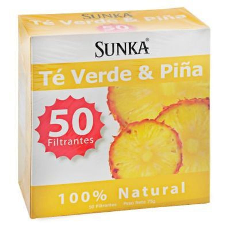 SUNKA - Té Verde y Piña Sunka Caja 50 Sobres