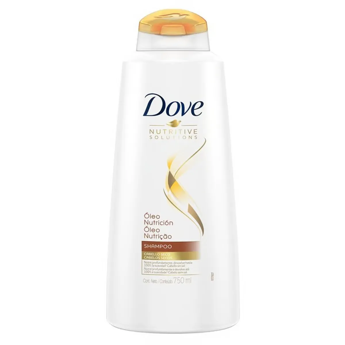 DOVE - Shampoo Dove Óleo Nutrición con Aceite de Argán Botella 750 mL