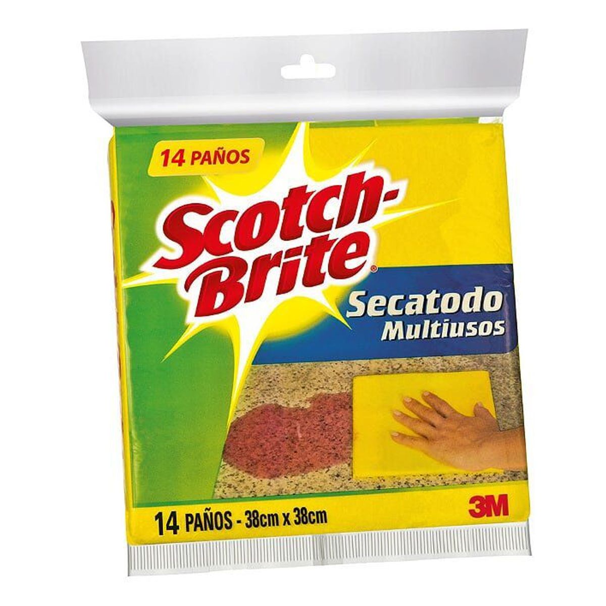 SCOTCH BRITE - Paños Secatodo Scotch Brite Multiuso Empaque 14 Und