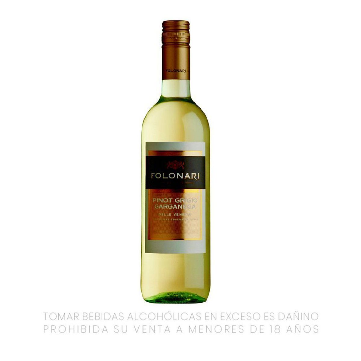 FOLONARI - Vino Folorani Pinot Garganega Botella 750 mL