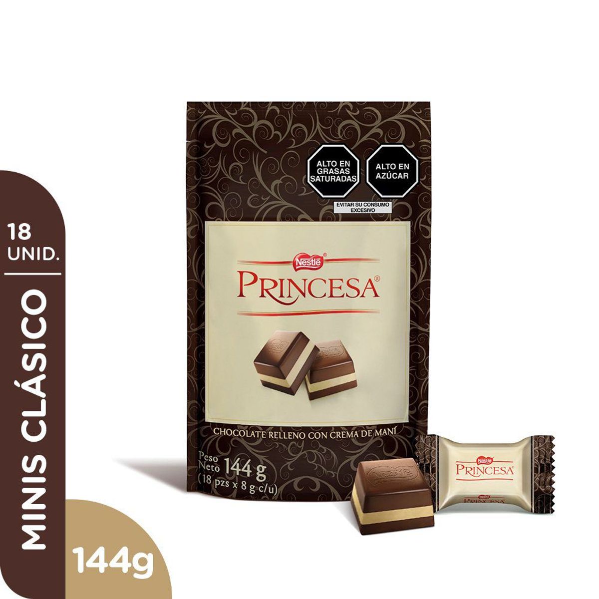PRINCESA - Chocolate Princesa Doypack 18 Undd