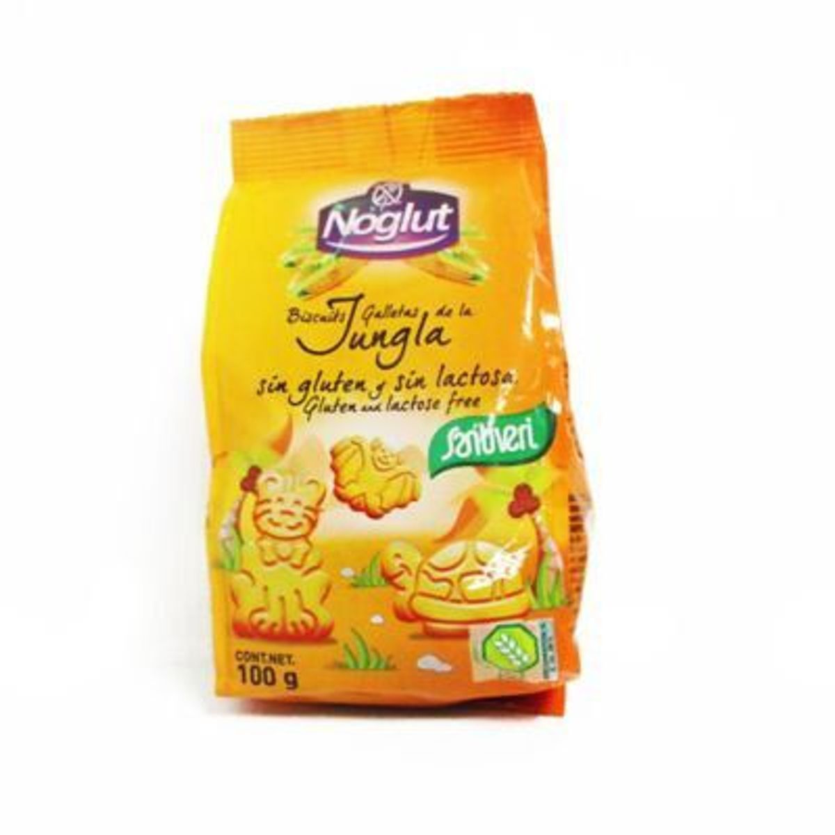 SANTIVERI - Galletas Jungla Santiveri Sin Gluten Bolsa 100 g