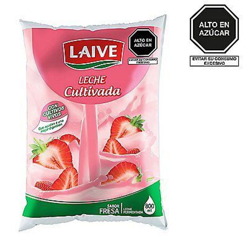 LAIVE - LECHE CULTIVADA FRESA LAIVE BL X 800 ML