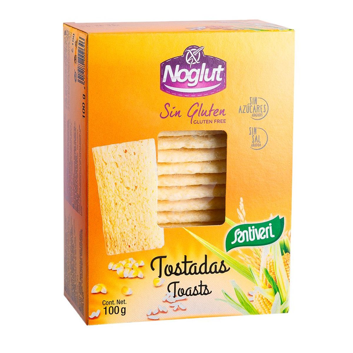 SANTIVERI - Tostadas Noglut Santiveri Sin Gluten Bolsa 100 g