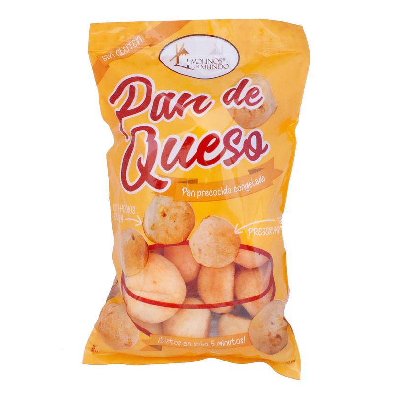 MOLINOS DEL MUNDO - Pan de Queso Tradicional Congelado Molinos del Mundo Bolsa 500 g