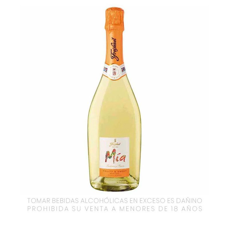 FREIXENET - Espumante Freixenet Semi Seco Mía Moscato Botella 750 mL