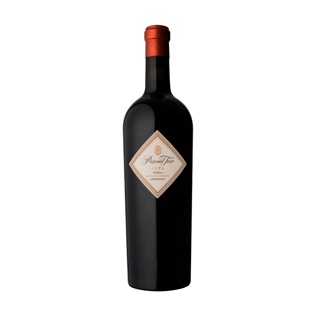 PASCUAL TOSO - Vino Pascual Toso Tinto Malbec Alta Botella 750 mL