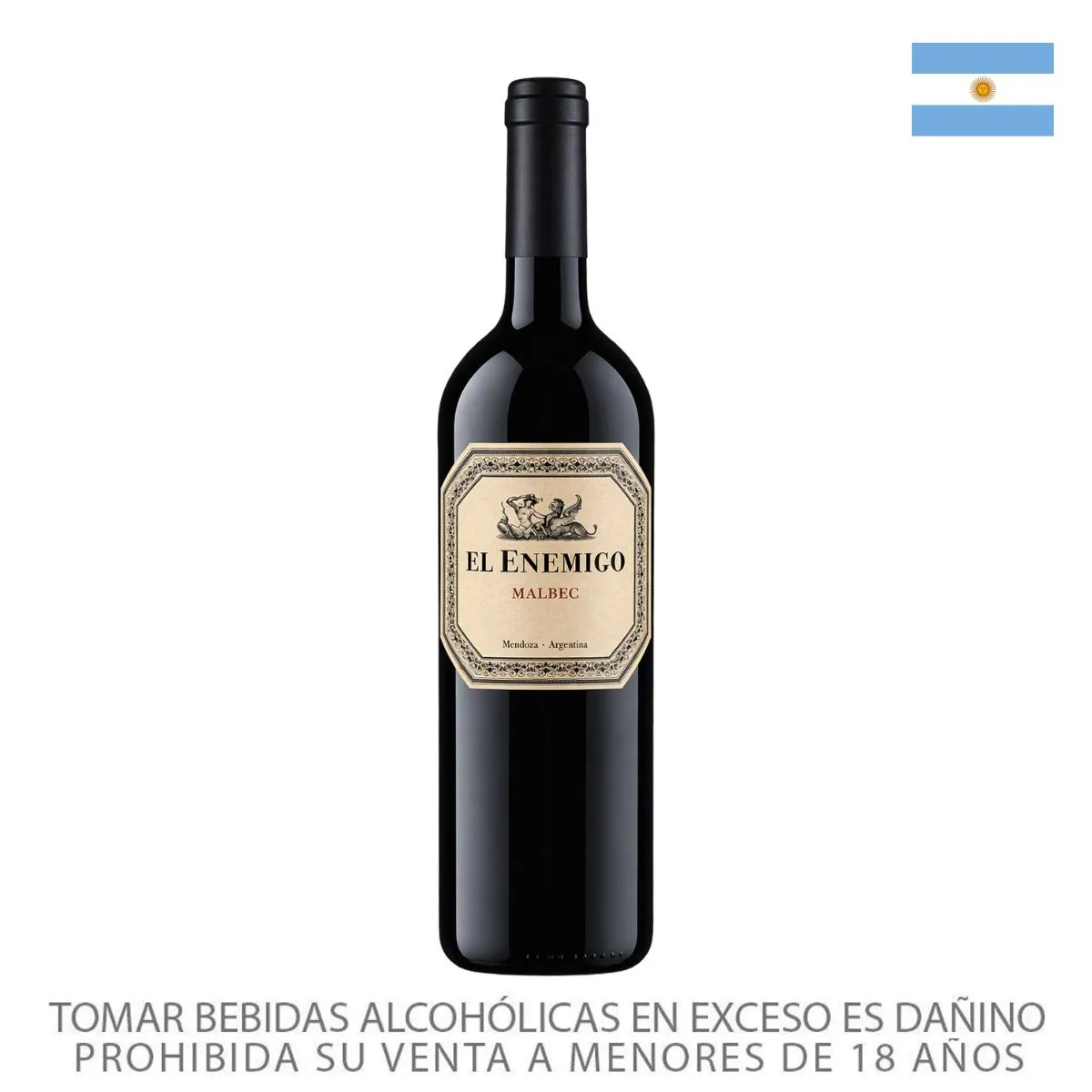 EL ENEMIGO - Vino El Enemigo Malbec Botella 750 mL