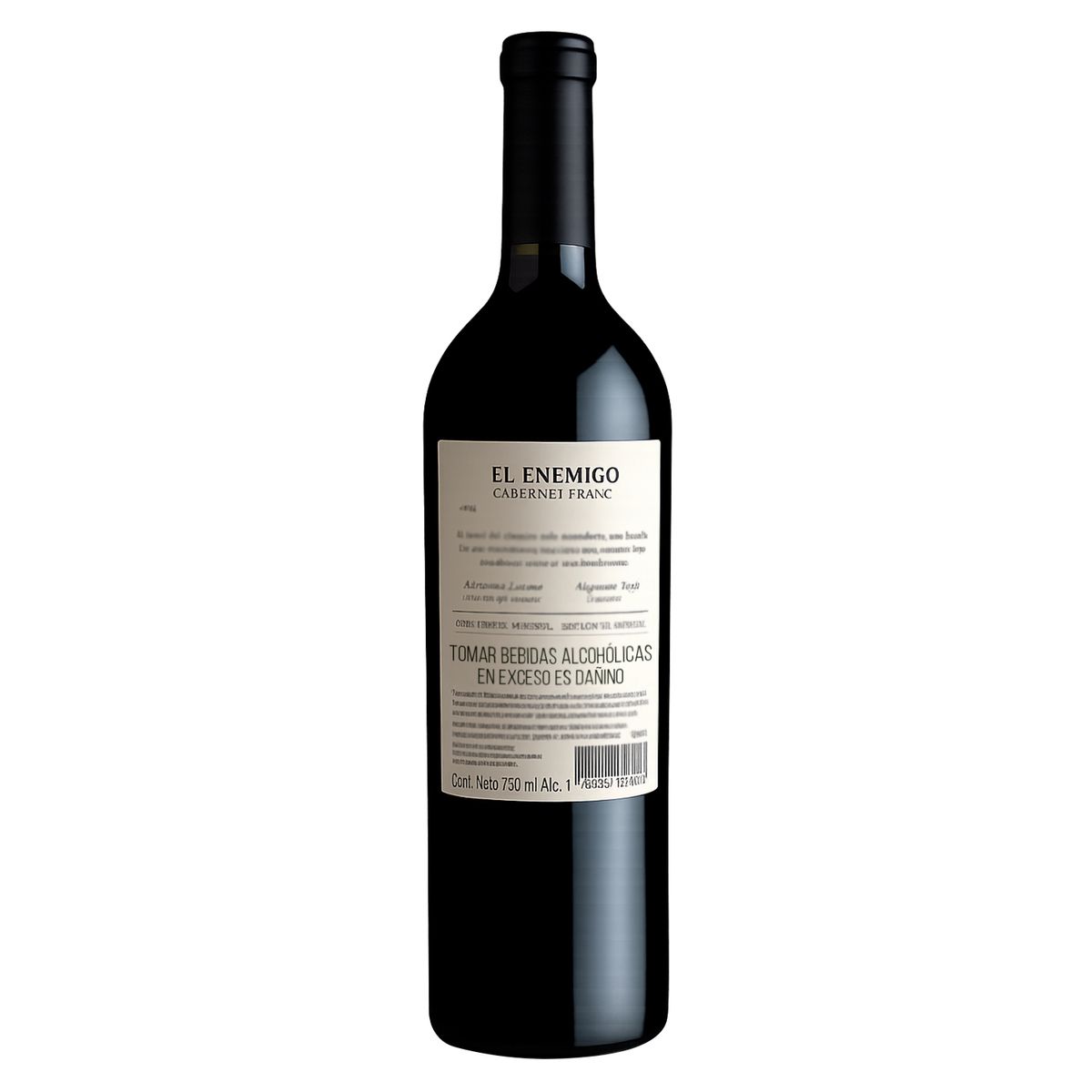 EL ENEMIGO - Vino El Enemigo Cabernet Franc Botella 750 mL