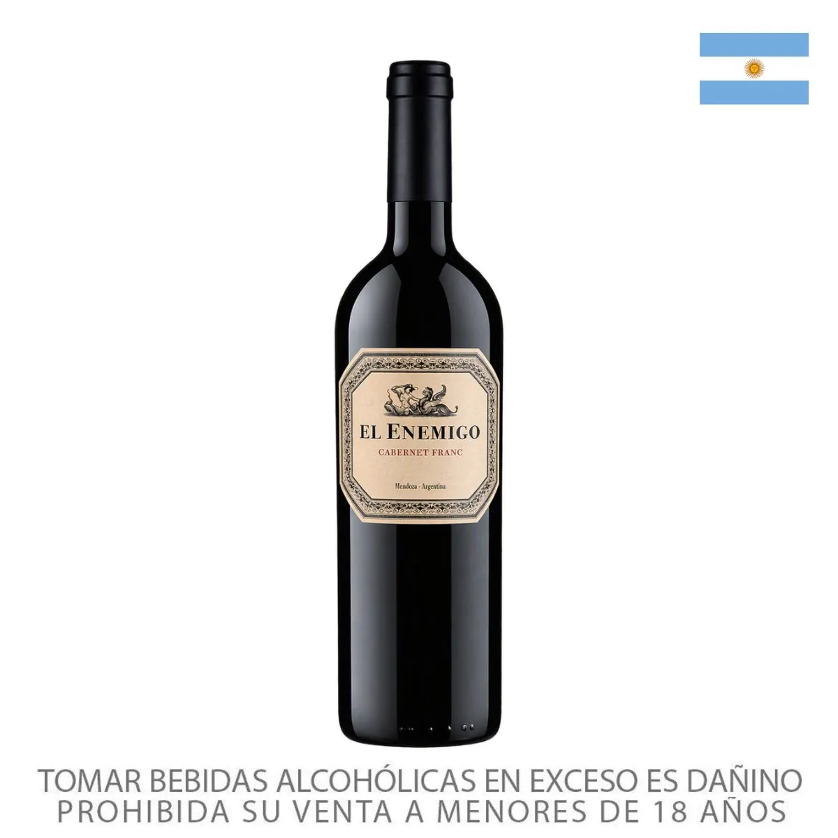 EL ENEMIGO - Vino El Enemigo Cabernet Franc Botella 750 mL