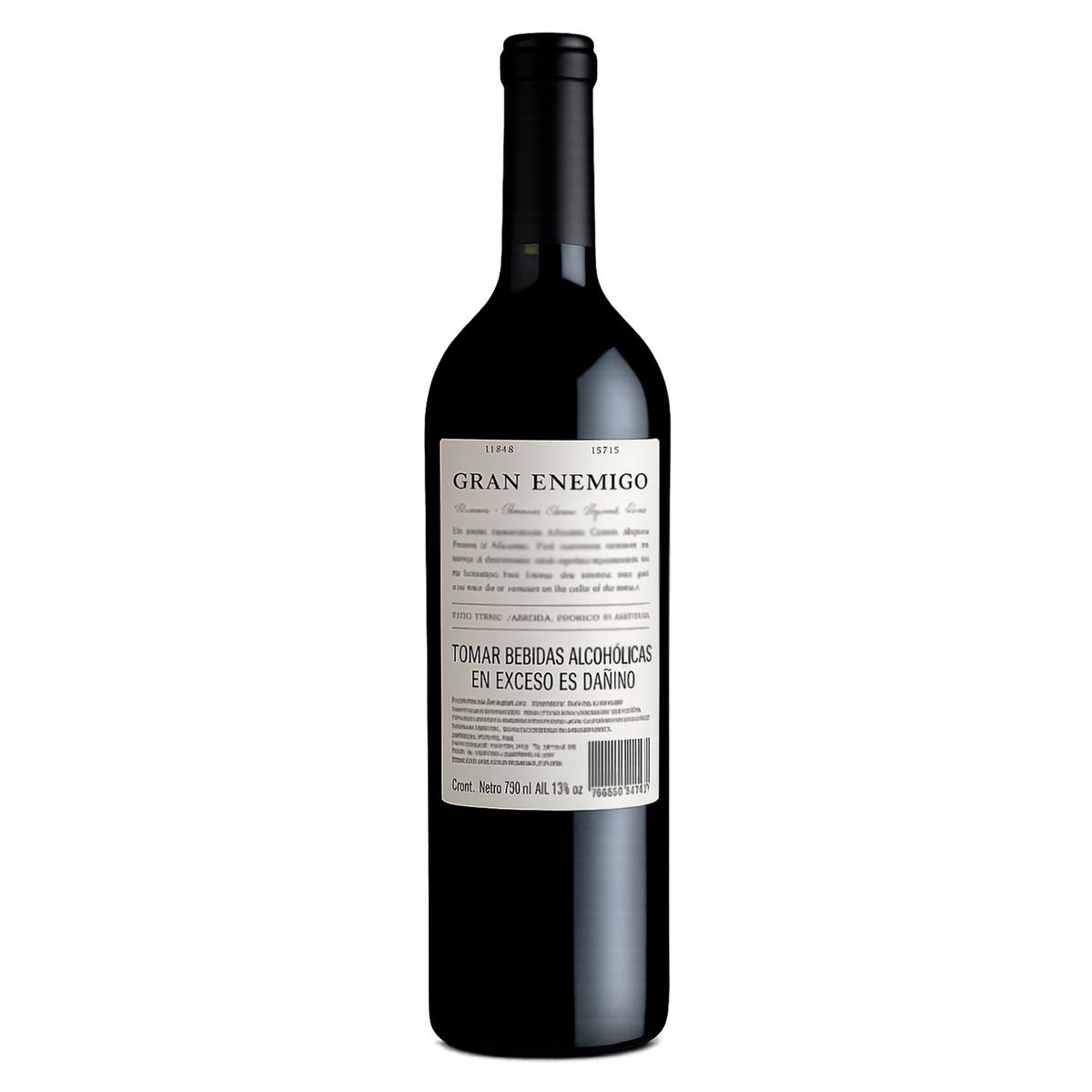 EL ENEMIGO - Vino Gran Enemigo Tinto Botella 750 mL