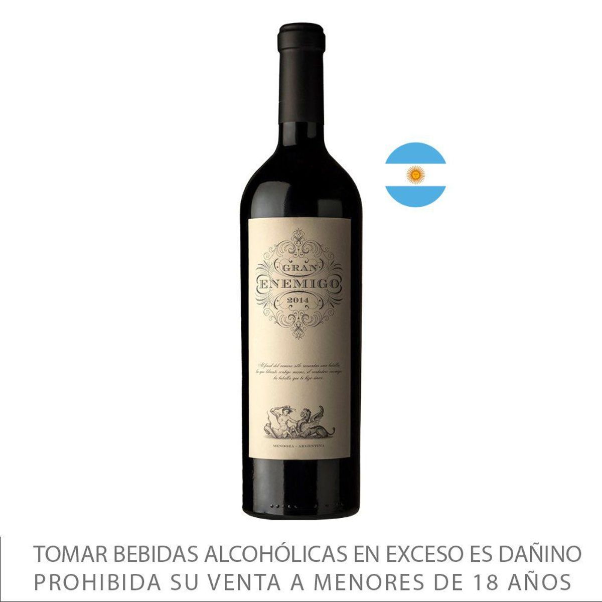 EL ENEMIGO - Vino Gran Enemigo Tinto Botella 750 mL