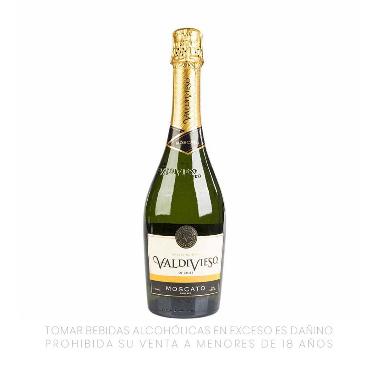 VALDIVIESO - Espumante Valdivieso Clásico Moscato Botella 750 mL