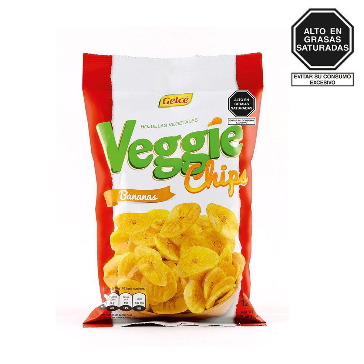 GELCE - Chifles Veggie Chips Salado Bolsa 125 g