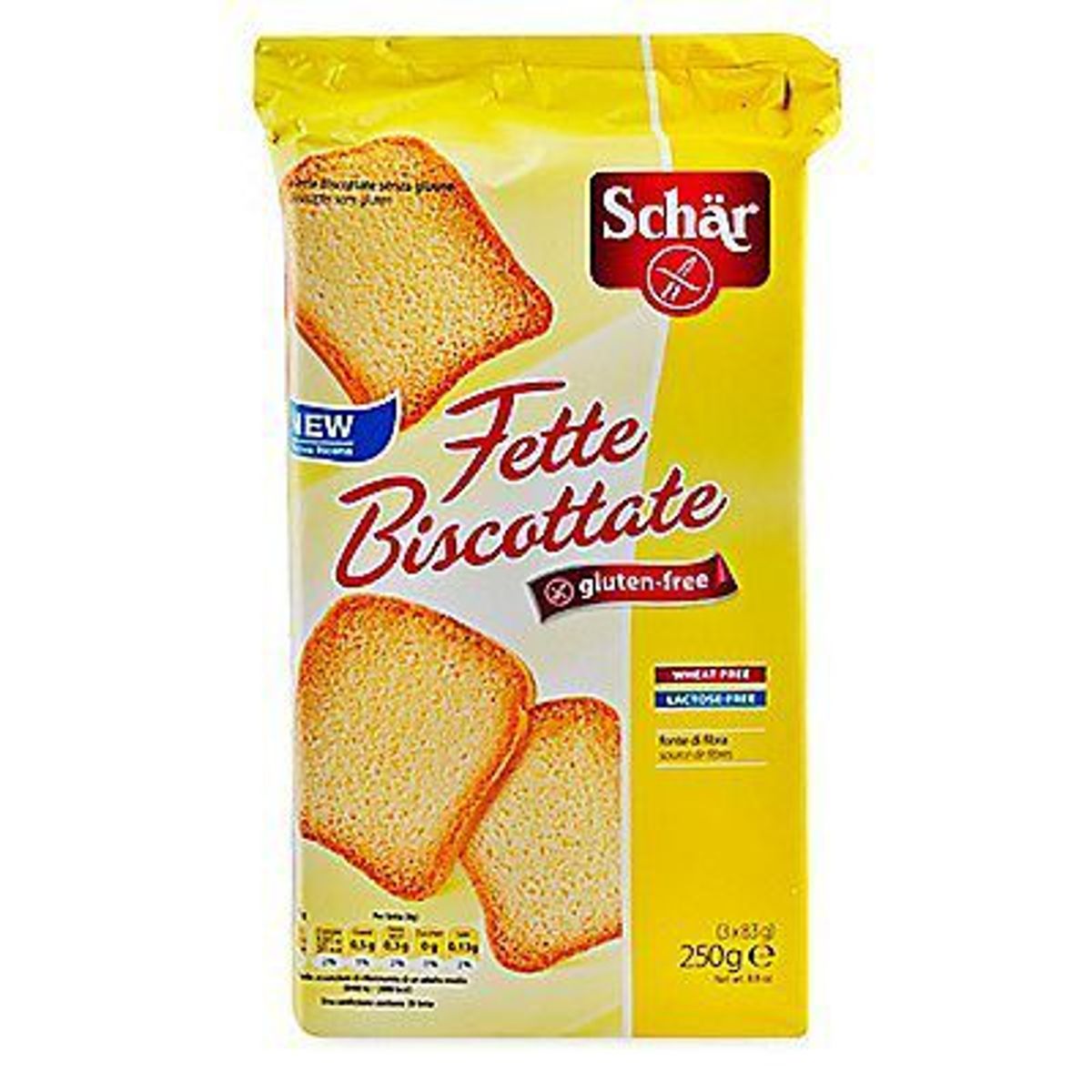 DR SCHAR - Fette Biscottate Dr Schar Bolsa 250 g