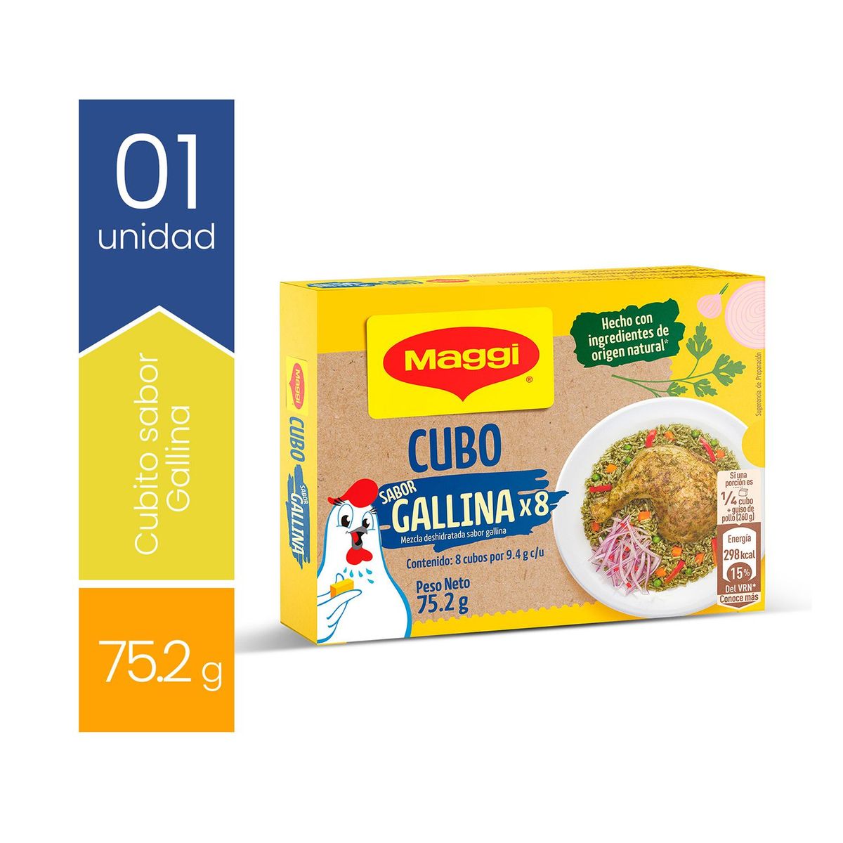 MAGGI - Cubo Maggi Sabor Gallina Caja 8 Und