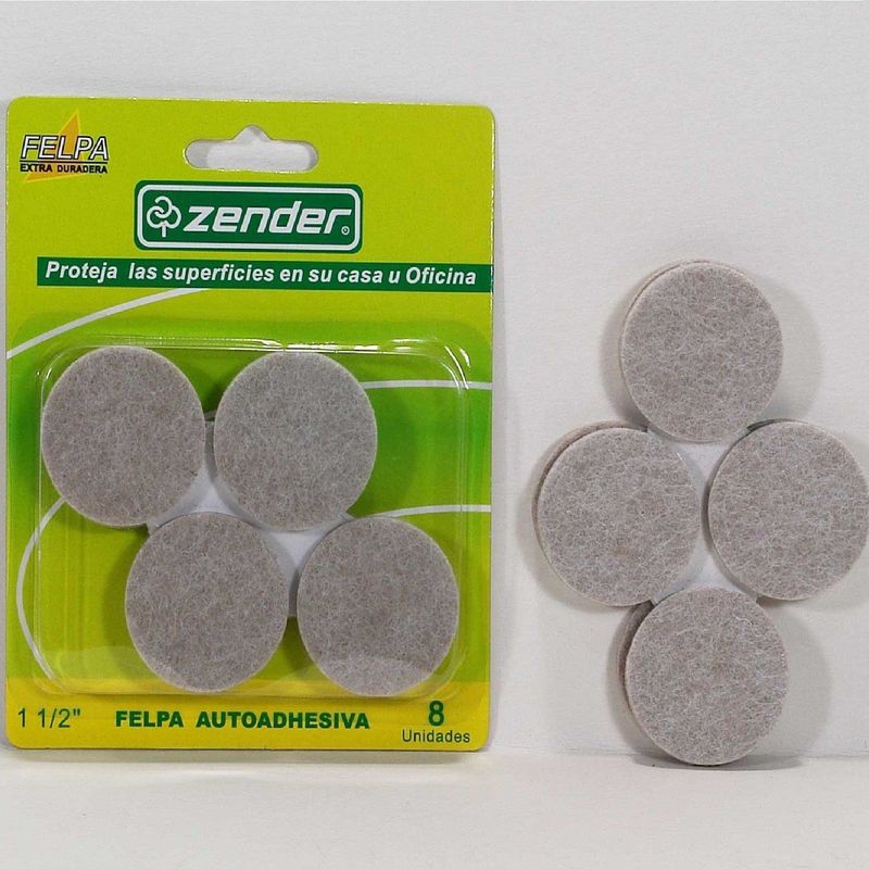 ZENDER - Felpa Adhesiva Diamentro 1 1/2 X8Un