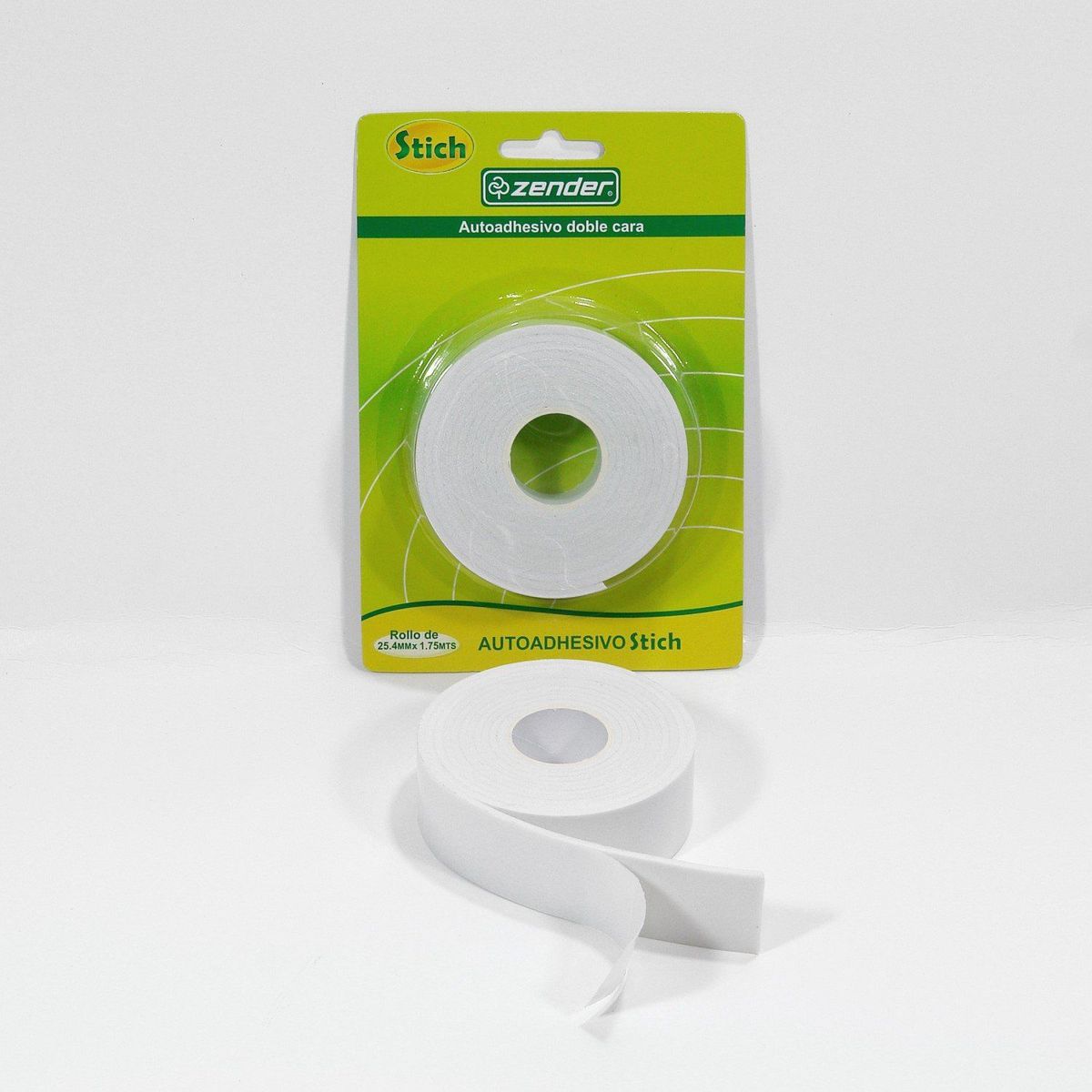 ZENDER - Cinta Adhesiva Doble Contact 254X175M