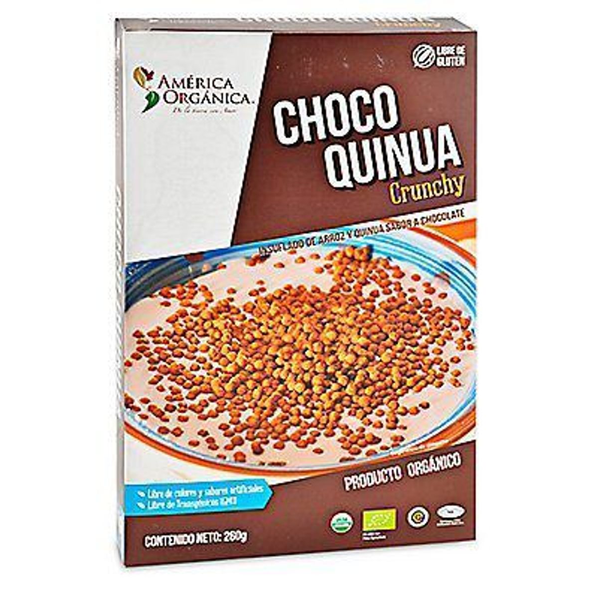 AMERICA ORGANICA - Cereal Choco Quinua América Orgánica 260 G