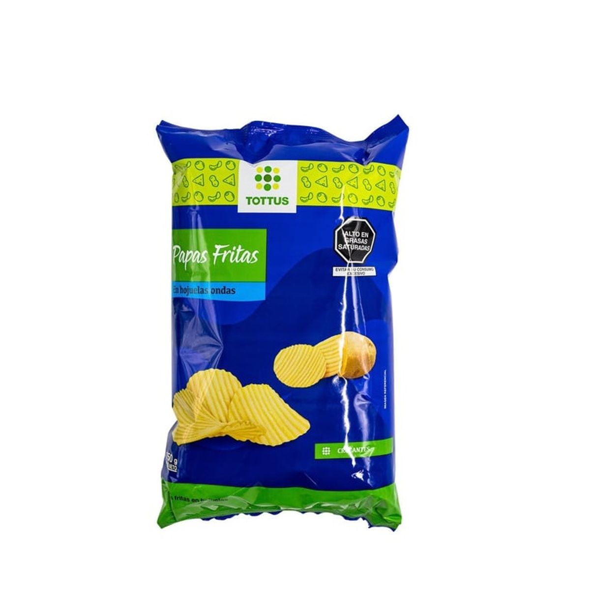 TOTTUS - Papas en Ondas Tottus Bolsa 150 g