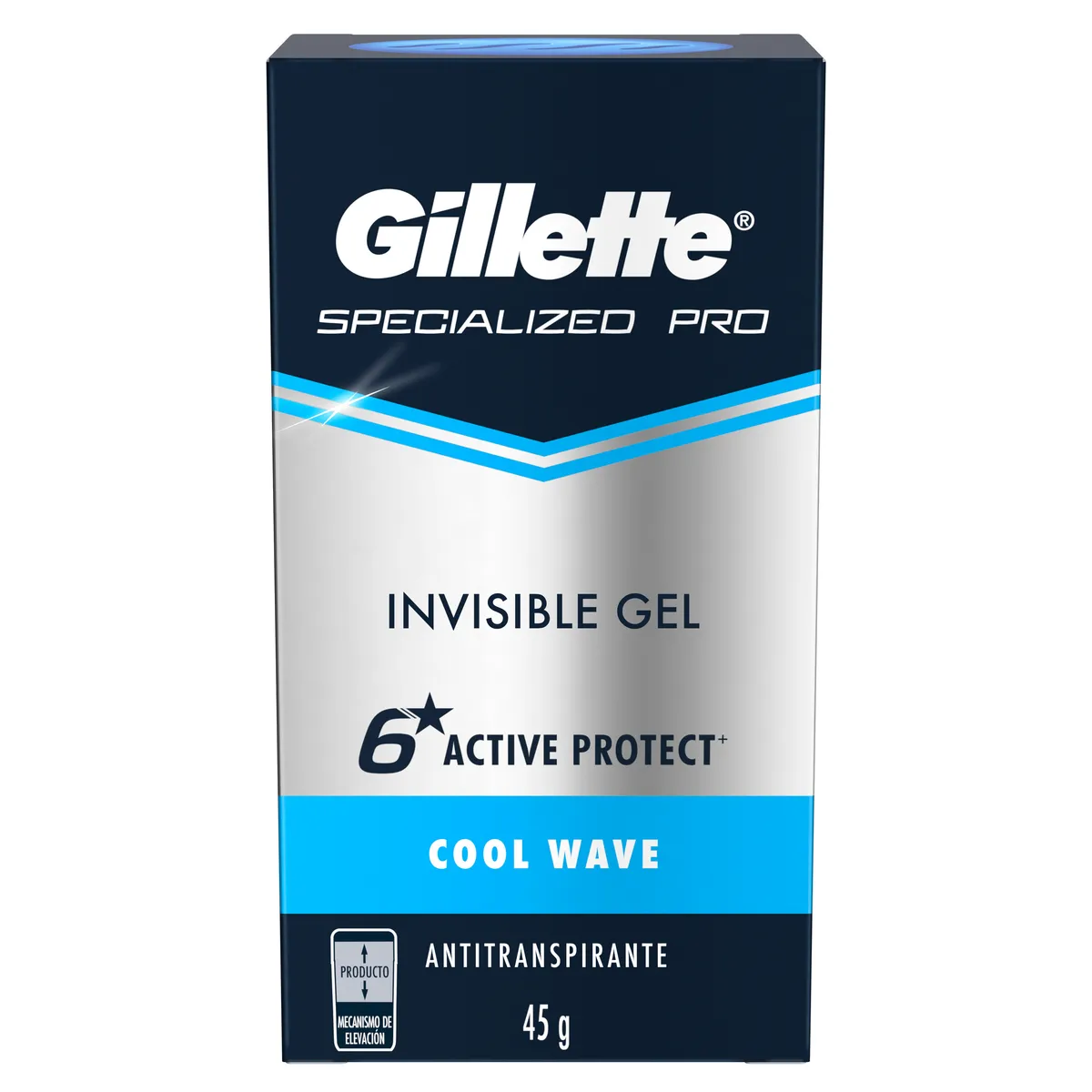GILLETTE - Antitranspirante en Barra Gillette Clinical Envase 45 g